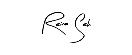 Make a beautiful signature design for name Reina Seh. Use this online signature maker to create a handwritten signature for free. Reina Seh signature style 8 images and pictures png