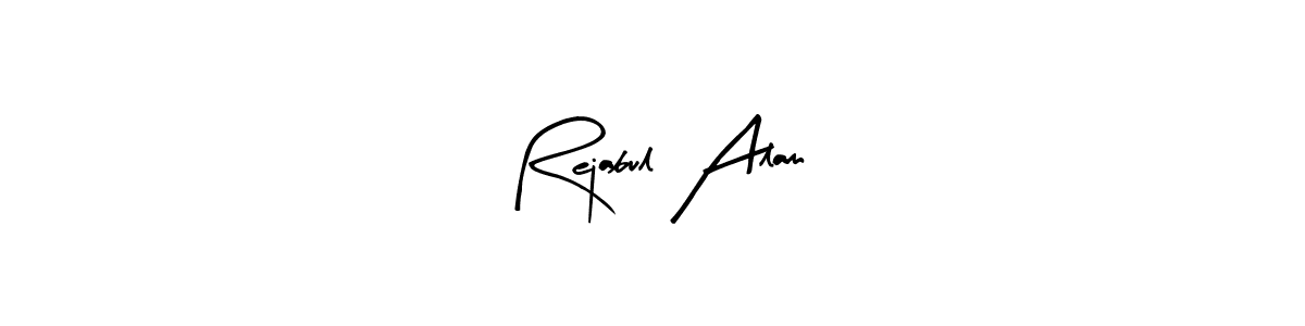 Use a signature maker to create a handwritten signature online. With this signature software, you can design (Arty Signature) your own signature for name Rejabul Alam. Rejabul Alam signature style 8 images and pictures png