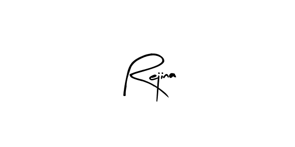 Create a beautiful signature design for name Rejina. With this signature (Arty Signature) fonts, you can make a handwritten signature for free. Rejina signature style 8 images and pictures png