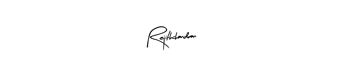 Make a short Rejithchandran signature style. Manage your documents anywhere anytime using Arty Signature. Create and add eSignatures, submit forms, share and send files easily. Rejithchandran signature style 8 images and pictures png