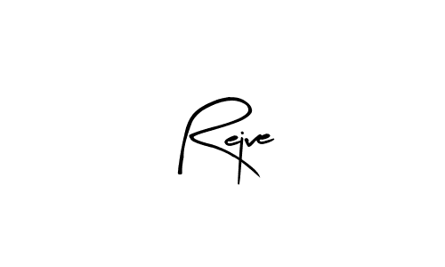 How to Draw Rejve signature style? Arty Signature is a latest design signature styles for name Rejve. Rejve signature style 8 images and pictures png