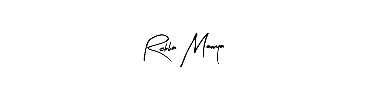 Rekha Maurya stylish signature style. Best Handwritten Sign (Arty Signature) for my name. Handwritten Signature Collection Ideas for my name Rekha Maurya. Rekha Maurya signature style 8 images and pictures png