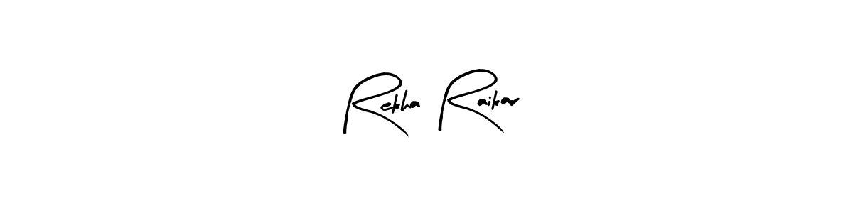 Similarly Arty Signature is the best handwritten signature design. Signature creator online .You can use it as an online autograph creator for name Rekha Raikar. Rekha Raikar signature style 8 images and pictures png