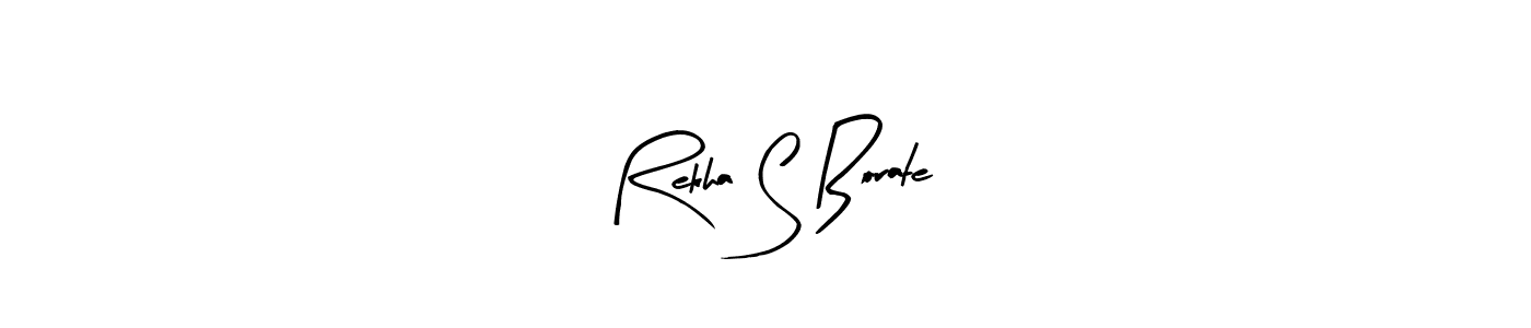 Create a beautiful signature design for name Rekha S Borate. With this signature (Arty Signature) fonts, you can make a handwritten signature for free. Rekha S Borate signature style 8 images and pictures png