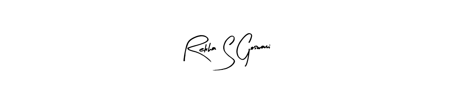 How to Draw Rekha S Goswami signature style? Arty Signature is a latest design signature styles for name Rekha S Goswami. Rekha S Goswami signature style 8 images and pictures png