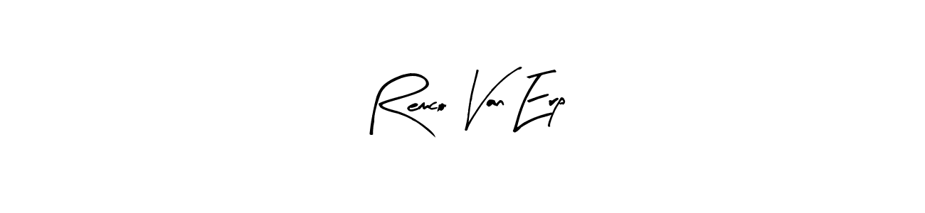 How to make Remco Van Erp name signature. Use Arty Signature style for creating short signs online. This is the latest handwritten sign. Remco Van Erp signature style 8 images and pictures png
