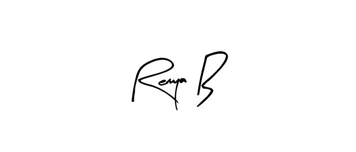 Also we have Remya B name is the best signature style. Create professional handwritten signature collection using Arty Signature autograph style. Remya B signature style 8 images and pictures png