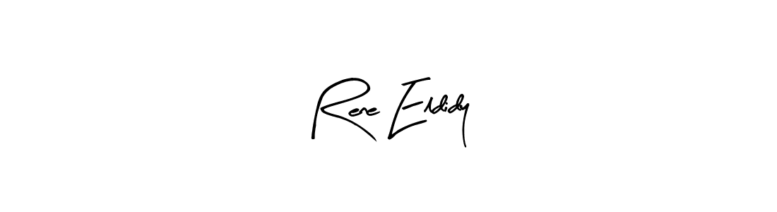 Use a signature maker to create a handwritten signature online. With this signature software, you can design (Arty Signature) your own signature for name Rene Eldidy. Rene Eldidy signature style 8 images and pictures png