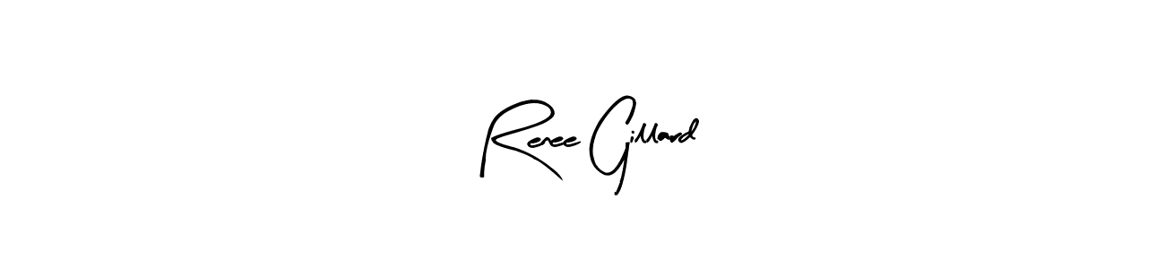 Arty Signature is a professional signature style that is perfect for those who want to add a touch of class to their signature. It is also a great choice for those who want to make their signature more unique. Get Renee Gillard name to fancy signature for free. Renee Gillard signature style 8 images and pictures png