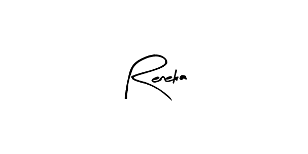 You should practise on your own different ways (Arty Signature) to write your name (Reneka) in signature. don't let someone else do it for you. Reneka signature style 8 images and pictures png