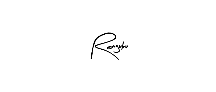 How to Draw Renguku signature style? Arty Signature is a latest design signature styles for name Renguku. Renguku signature style 8 images and pictures png