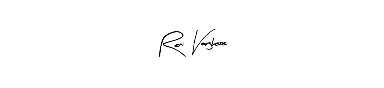 You should practise on your own different ways (Arty Signature) to write your name (Reni Varghese) in signature. don't let someone else do it for you. Reni Varghese signature style 8 images and pictures png