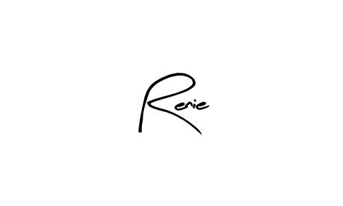 Arty Signature is a professional signature style that is perfect for those who want to add a touch of class to their signature. It is also a great choice for those who want to make their signature more unique. Get Renie name to fancy signature for free. Renie signature style 8 images and pictures png