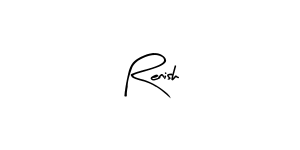 Also we have Renish name is the best signature style. Create professional handwritten signature collection using Arty Signature autograph style. Renish signature style 8 images and pictures png