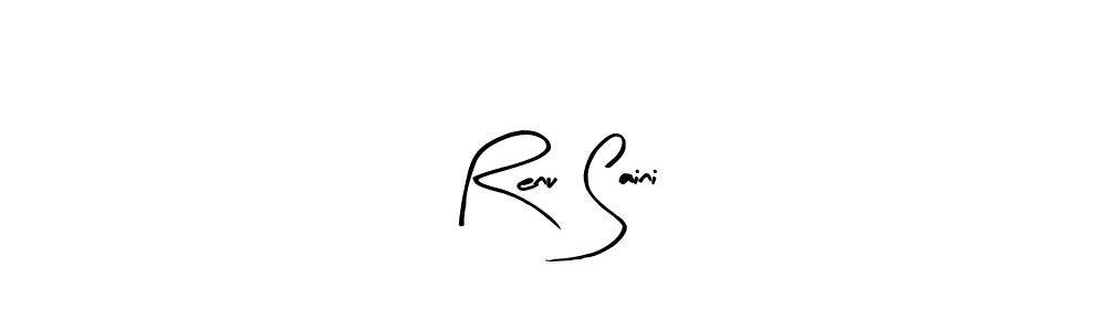 Also You can easily find your signature by using the search form. We will create Renu Saini name handwritten signature images for you free of cost using Arty Signature sign style. Renu Saini signature style 8 images and pictures png