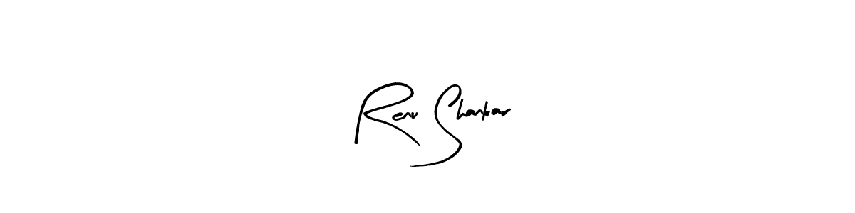 Use a signature maker to create a handwritten signature online. With this signature software, you can design (Arty Signature) your own signature for name Renu Shankar. Renu Shankar signature style 8 images and pictures png