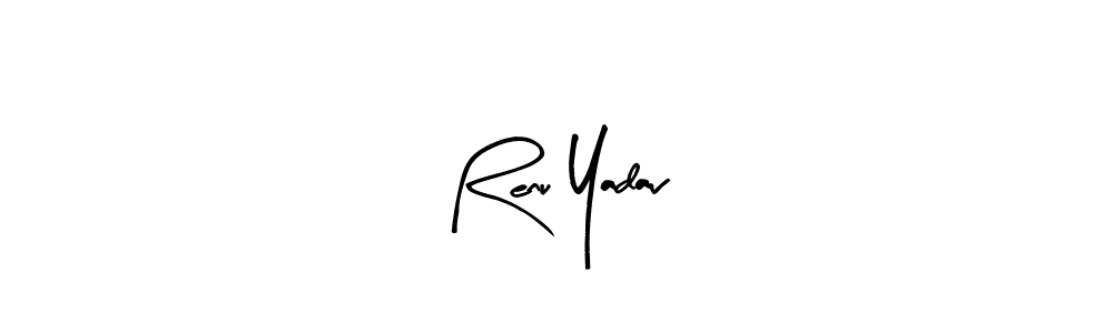 How to make Renu Yadav signature? Arty Signature is a professional autograph style. Create handwritten signature for Renu Yadav name. Renu Yadav signature style 8 images and pictures png