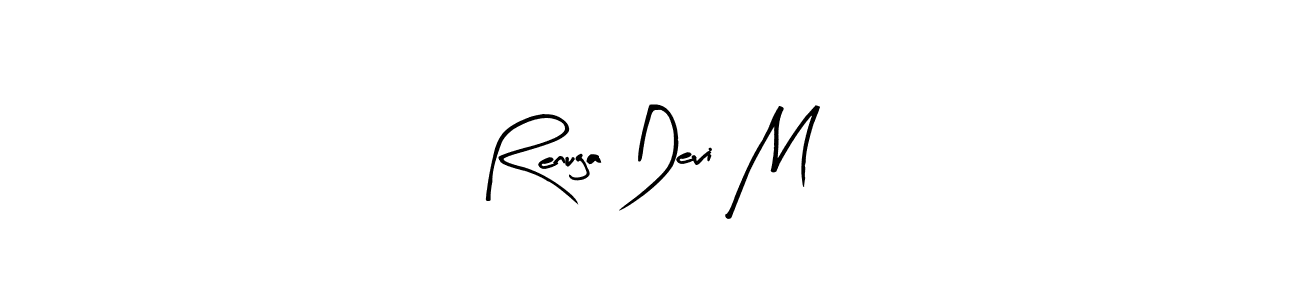 Also You can easily find your signature by using the search form. We will create Renuga Devi M name handwritten signature images for you free of cost using Arty Signature sign style. Renuga Devi M signature style 8 images and pictures png