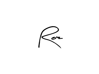 You should practise on your own different ways (Arty Signature) to write your name (Renz) in signature. don't let someone else do it for you. Renz signature style 8 images and pictures png