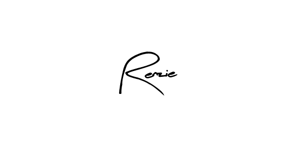 Renzie stylish signature style. Best Handwritten Sign (Arty Signature) for my name. Handwritten Signature Collection Ideas for my name Renzie. Renzie signature style 8 images and pictures png