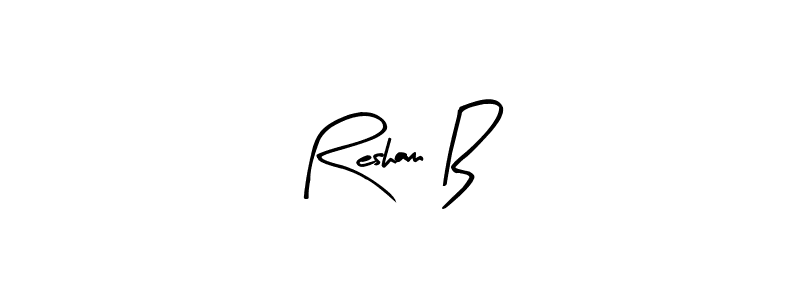 See photos of Resham B official signature by Spectra . Check more albums & portfolios. Read reviews & check more about Arty Signature font. Resham B signature style 8 images and pictures png