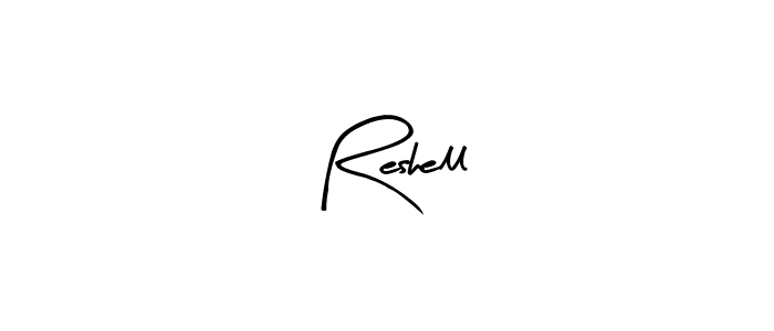 Also You can easily find your signature by using the search form. We will create Reshell name handwritten signature images for you free of cost using Arty Signature sign style. Reshell signature style 8 images and pictures png