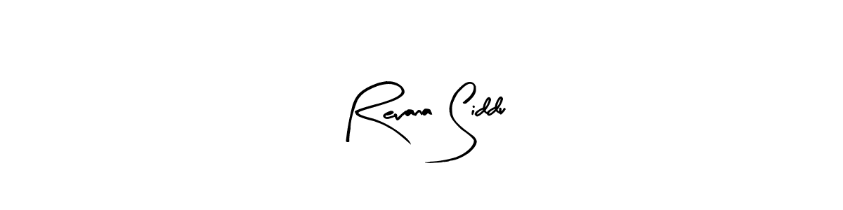 How to make Revana Siddu name signature. Use Arty Signature style for creating short signs online. This is the latest handwritten sign. Revana Siddu signature style 8 images and pictures png