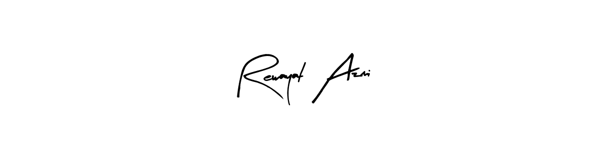 Similarly Arty Signature is the best handwritten signature design. Signature creator online .You can use it as an online autograph creator for name Rewayat Azmi. Rewayat Azmi signature style 8 images and pictures png