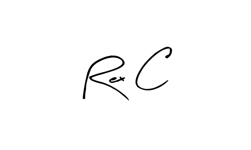 Best and Professional Signature Style for Rex C. Arty Signature Best Signature Style Collection. Rex C signature style 8 images and pictures png