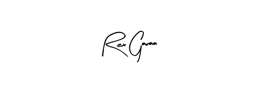 Similarly Arty Signature is the best handwritten signature design. Signature creator online .You can use it as an online autograph creator for name Rex Garaa. Rex Garaa signature style 8 images and pictures png