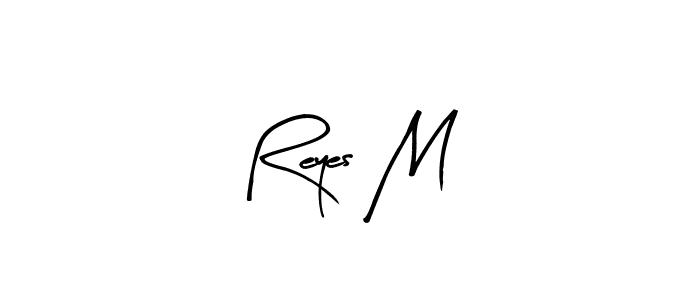 Similarly Arty Signature is the best handwritten signature design. Signature creator online .You can use it as an online autograph creator for name Reyes M. Reyes M signature style 8 images and pictures png