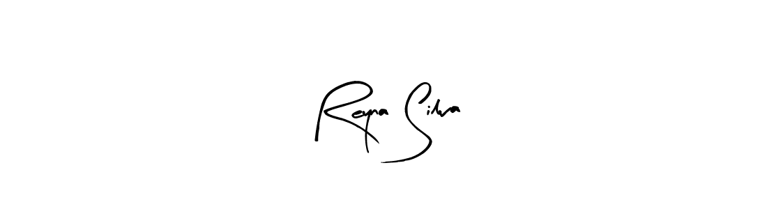Create a beautiful signature design for name Reyna Silva. With this signature (Arty Signature) fonts, you can make a handwritten signature for free. Reyna Silva signature style 8 images and pictures png