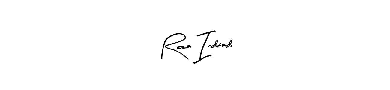 Similarly Arty Signature is the best handwritten signature design. Signature creator online .You can use it as an online autograph creator for name Reza Indriadi. Reza Indriadi signature style 8 images and pictures png