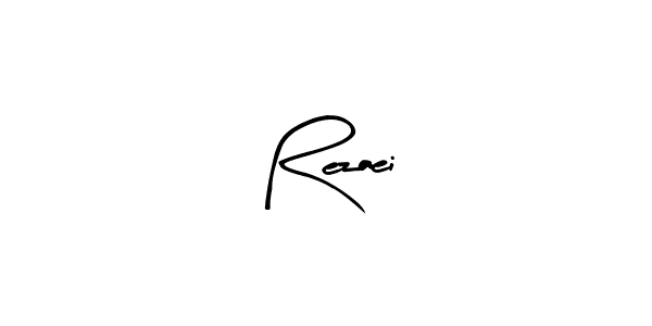 Arty Signature is a professional signature style that is perfect for those who want to add a touch of class to their signature. It is also a great choice for those who want to make their signature more unique. Get Rezaei name to fancy signature for free. Rezaei signature style 8 images and pictures png