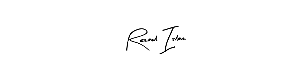 Use a signature maker to create a handwritten signature online. With this signature software, you can design (Arty Signature) your own signature for name Rezaul Islam. Rezaul Islam signature style 8 images and pictures png