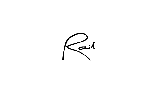 if you are searching for the best signature style for your name Rezil. so please give up your signature search. here we have designed multiple signature styles  using Arty Signature. Rezil signature style 8 images and pictures png