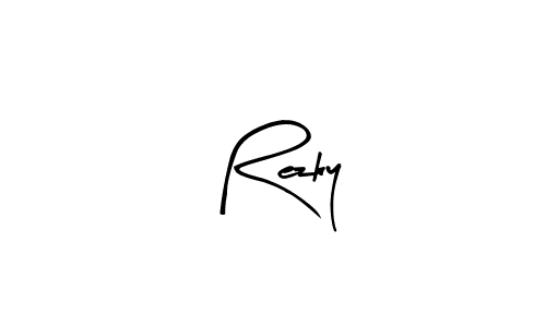 Make a beautiful signature design for name Rezky. Use this online signature maker to create a handwritten signature for free. Rezky signature style 8 images and pictures png