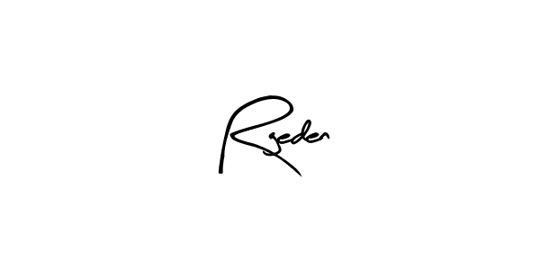 The best way (Arty Signature) to make a short signature is to pick only two or three words in your name. The name Rgeden include a total of six letters. For converting this name. Rgeden signature style 8 images and pictures png