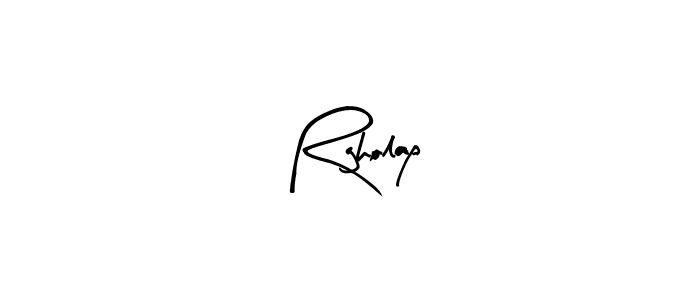Design your own signature with our free online signature maker. With this signature software, you can create a handwritten (Arty Signature) signature for name Rgholap. Rgholap signature style 8 images and pictures png