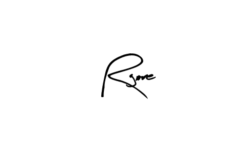 Create a beautiful signature design for name Rgore. With this signature (Arty Signature) fonts, you can make a handwritten signature for free. Rgore signature style 8 images and pictures png