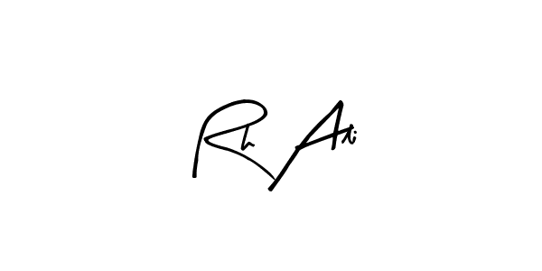 if you are searching for the best signature style for your name Rh Ali. so please give up your signature search. here we have designed multiple signature styles  using Arty Signature. Rh Ali signature style 8 images and pictures png