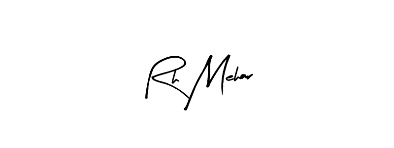 Design your own signature with our free online signature maker. With this signature software, you can create a handwritten (Arty Signature) signature for name Rh Mehar. Rh Mehar signature style 8 images and pictures png