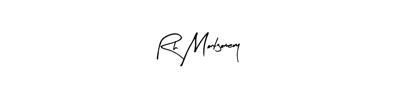 The best way (Arty Signature) to make a short signature is to pick only two or three words in your name. The name Rh Montgomery include a total of six letters. For converting this name. Rh Montgomery signature style 8 images and pictures png