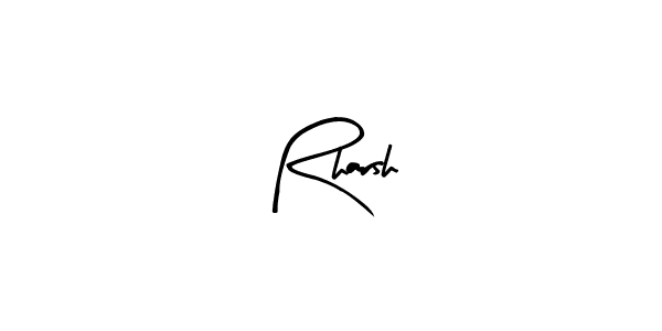 This is the best signature style for the Rharsh name. Also you like these signature font (Arty Signature). Mix name signature. Rharsh signature style 8 images and pictures png