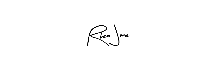 Create a beautiful signature design for name Rhea Jane. With this signature (Arty Signature) fonts, you can make a handwritten signature for free. Rhea Jane signature style 8 images and pictures png
