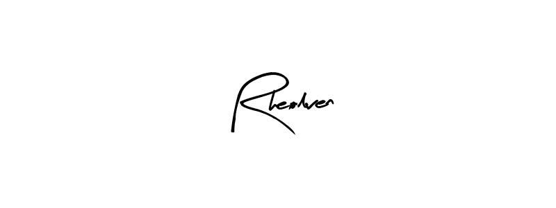 How to Draw Rheolven signature style? Arty Signature is a latest design signature styles for name Rheolven. Rheolven signature style 8 images and pictures png