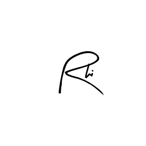 Design your own signature with our free online signature maker. With this signature software, you can create a handwritten (Arty Signature) signature for name Rhi. Rhi signature style 8 images and pictures png