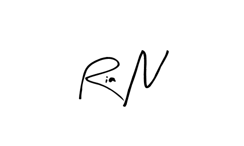 Also You can easily find your signature by using the search form. We will create Ria N name handwritten signature images for you free of cost using Arty Signature sign style. Ria N signature style 8 images and pictures png