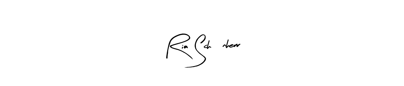 This is the best signature style for the Ria Schönherr name. Also you like these signature font (Arty Signature). Mix name signature. Ria Schönherr signature style 8 images and pictures png