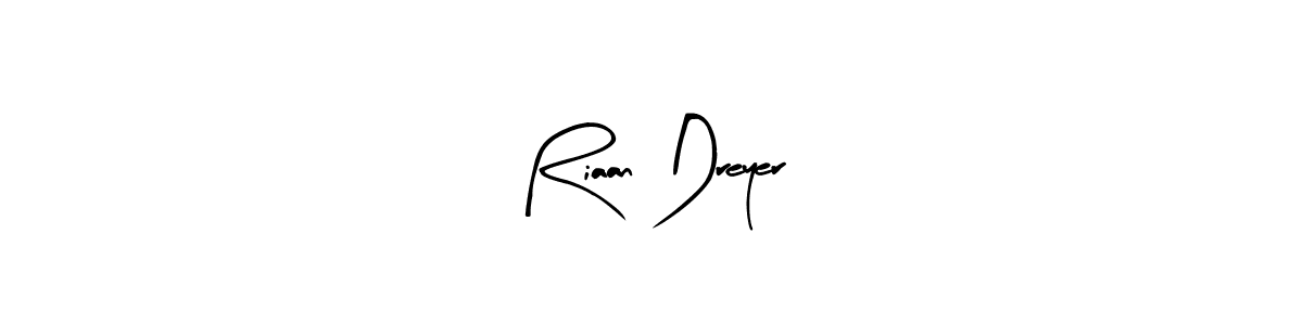 Make a beautiful signature design for name Riaan Dreyer. With this signature (Arty Signature) style, you can create a handwritten signature for free. Riaan Dreyer signature style 8 images and pictures png